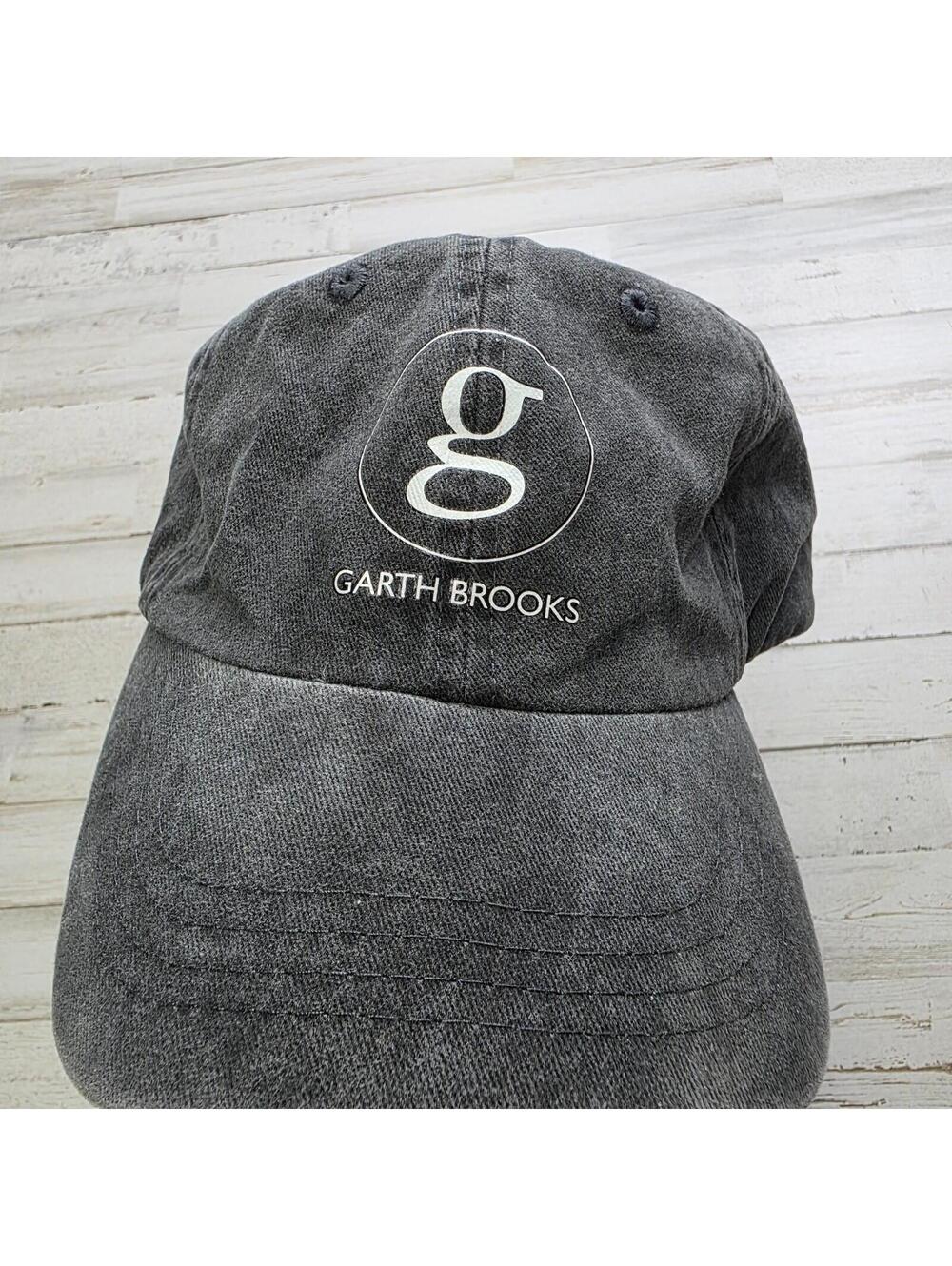VTG Garth Brooks Country Music Icon Faded Baseball Hat snap back Tour Merch